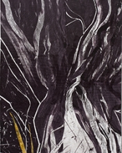 Detail of "Nevada Orogeny" by Ann Johnston